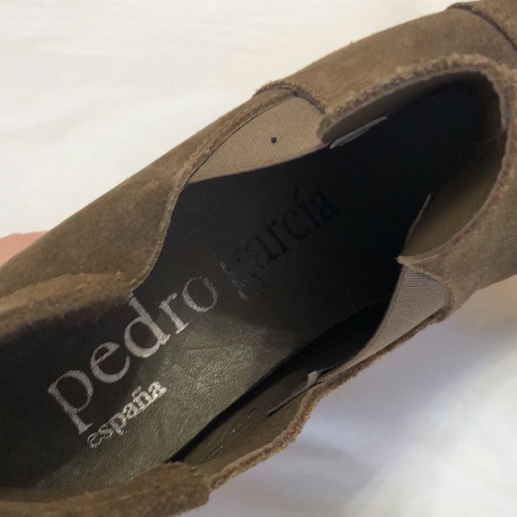 Pedro Garcia Brown Suede Ankle Booties - Picture 5 of 8